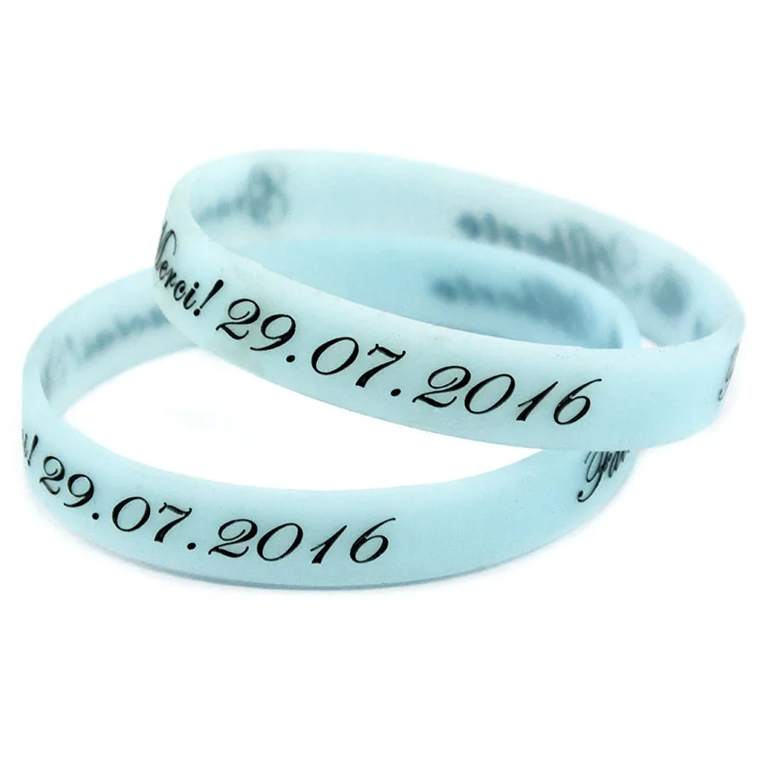 

OneBandaHouse Custom Logo Fashion Silicone Wristband for Music Party