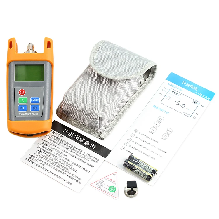 Handheld MINI Fiber Optical Laser Light Source machine Hand-held stable light source Meter with 1310nm/1550nm wavelength | Мобильные