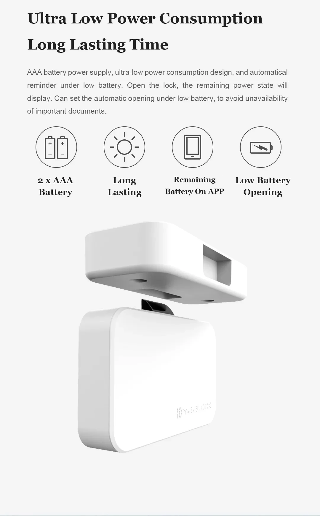 Горячая Xiaomi Yeelock Умный Замок шкафа ящика без ключа Bluetooth приложение разблокировка Противоугонная детская Кусачка ящик безопасности переключатель