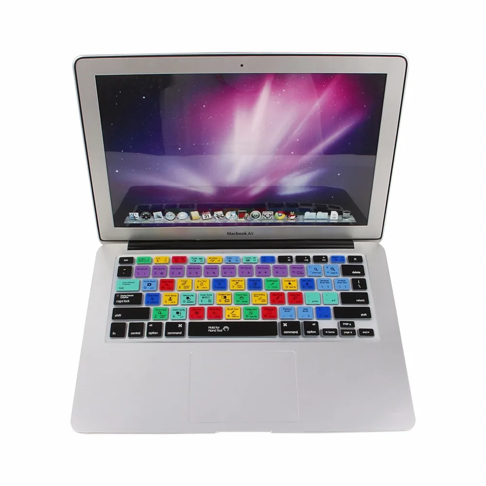 Силиконовая клавиатура для Adobe Ps Photoshop Cs4 Cs5 Cs6 7 0 защита клавиатуры США/ЕС чехол