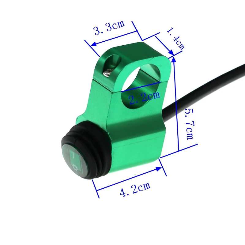 LMoDri 7/8 &quot22 мм мотоциклетные переключатели из алюминиевого сплава