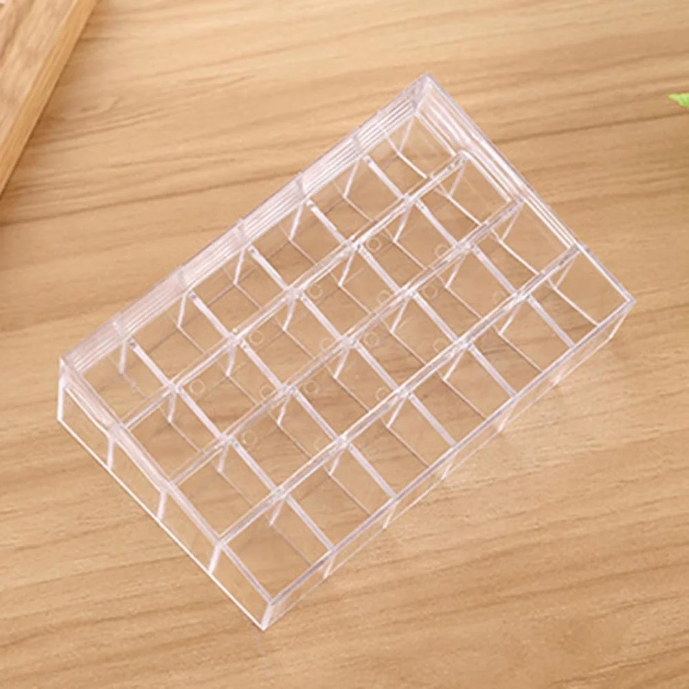 24 Сетки стенд Твердые губные палочки косметический ящик для хранения Органайзер