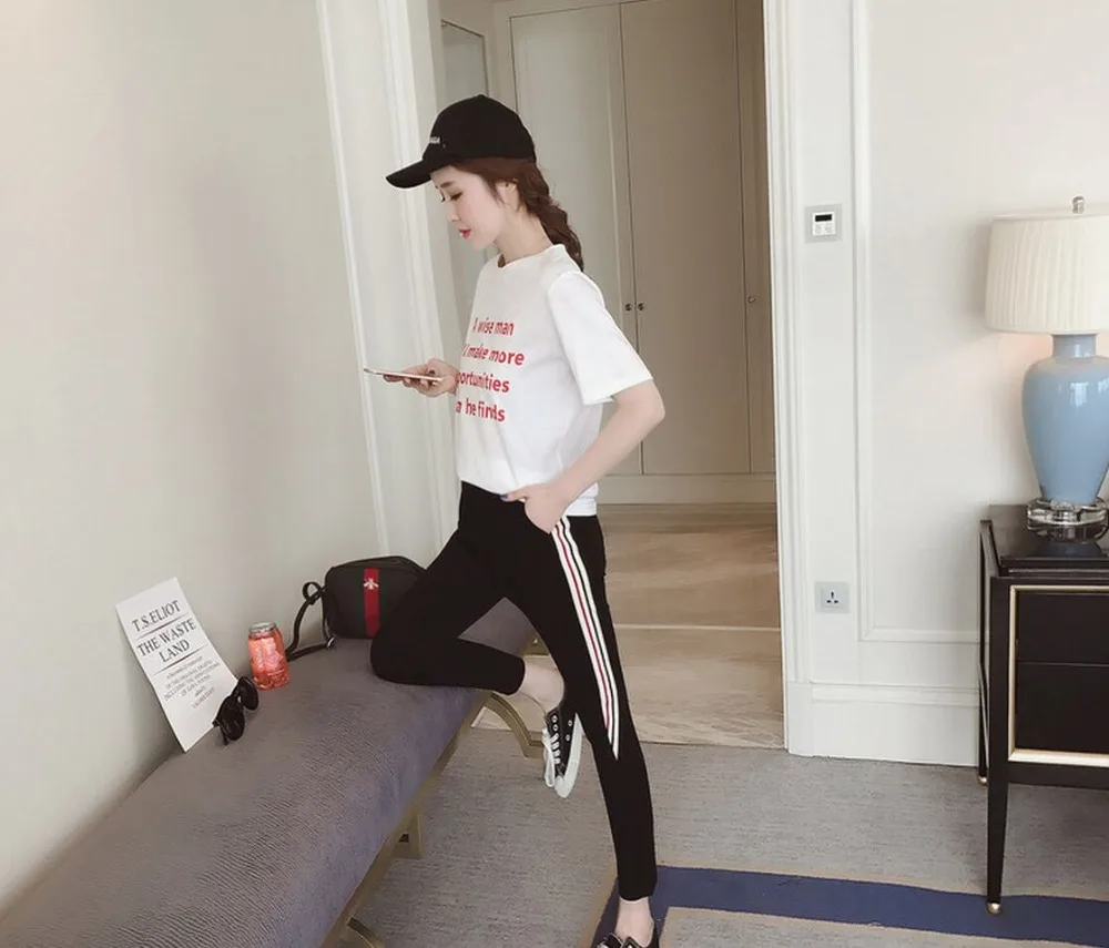 2018 горячая Распродажа повседневные расклешенные брюки на плоской подошве с