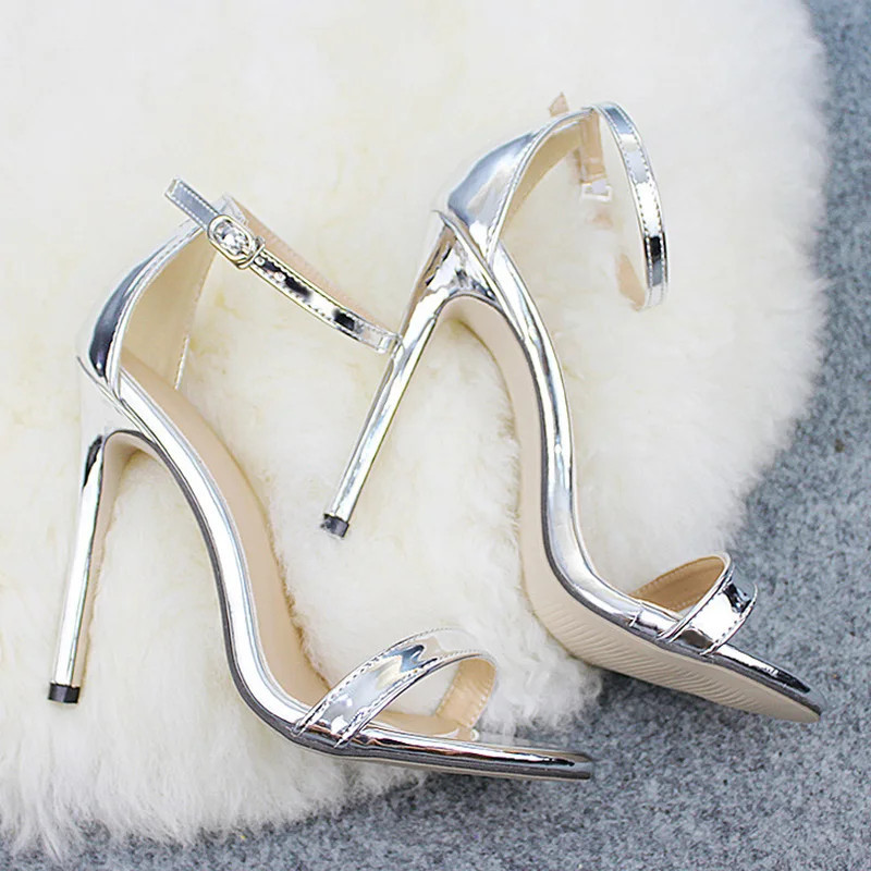 Женские туфли лодочки с открытым носком на высоком каблуке свадебные белые