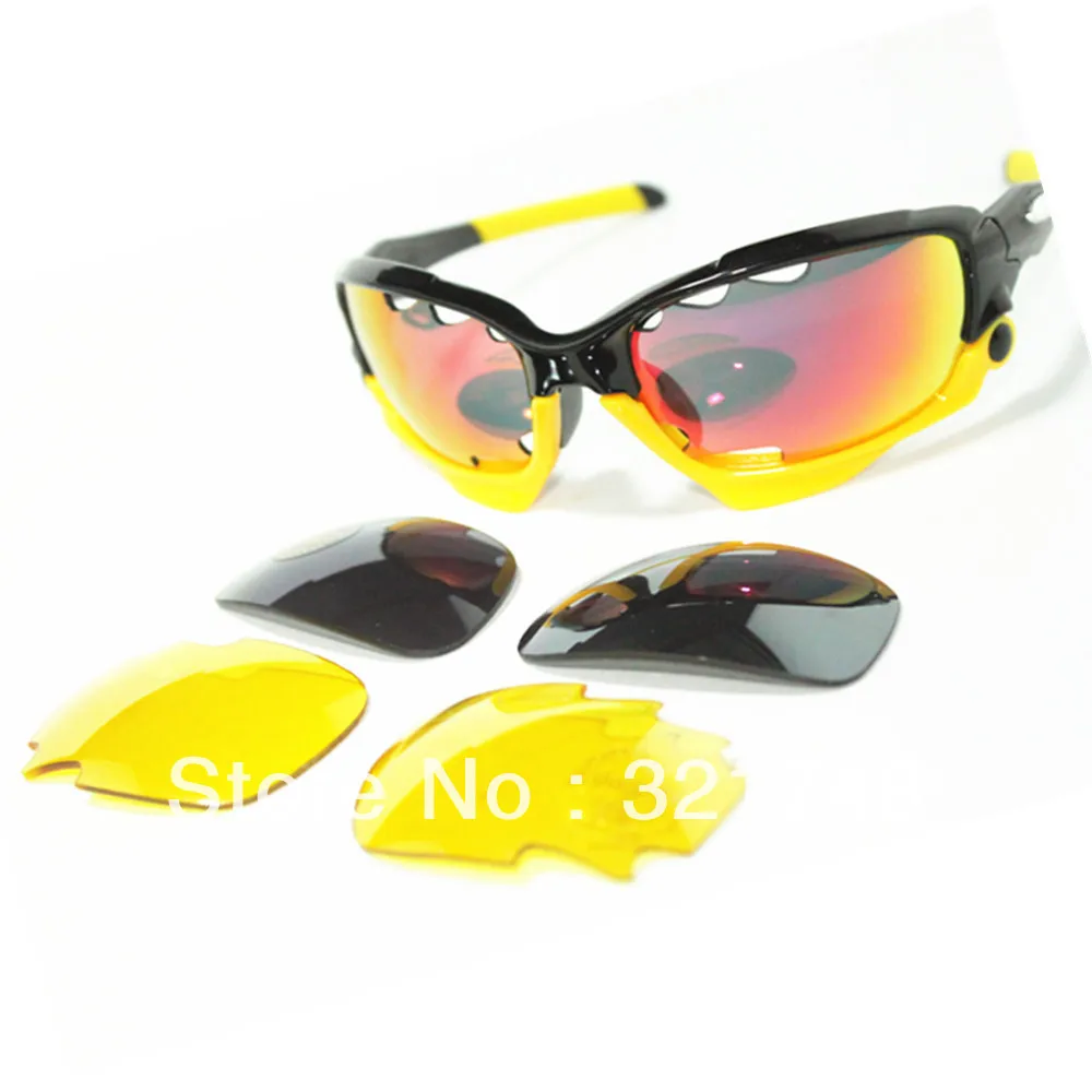 Professional Racing Motorcycle Riding Cycling Bicycle Bike Outdoor Sports Polarized Sun Glasses Eyewear Goggle Sunglasses 3 Len |