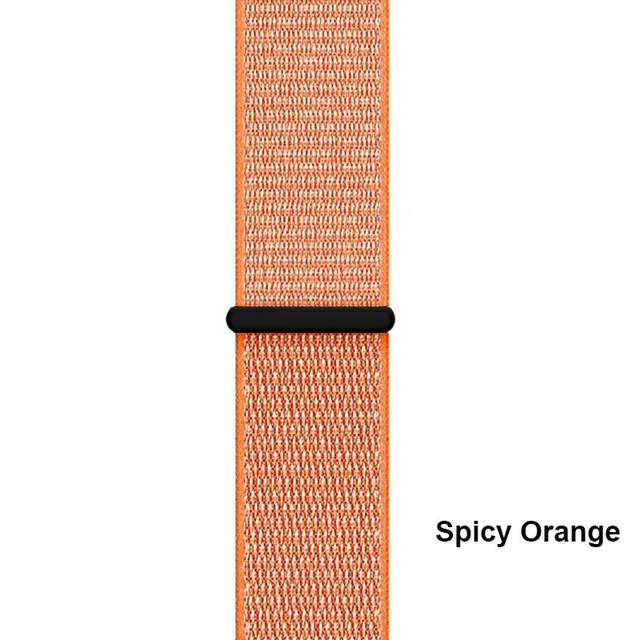 spicy Orange SIKAI 20 мм нейлоновый ремешок для часов спортивные часы тканый ремень для Huami Aamazfit Молодежный ремешок для часов для Amazfit Bip Bit Молодежный выпуск - Цвет: spicy Orange
