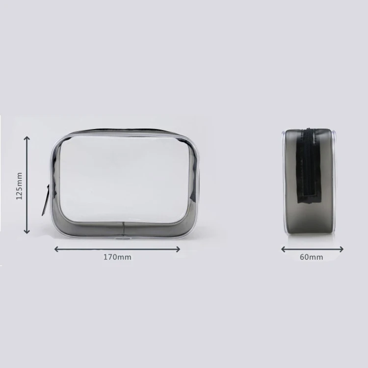 Youda прозрачный материал из ПВХ водонепроницаемая дорожная косметичка моющаяся