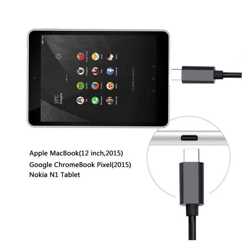 USB C концентратор типа к HDMI VGA адаптер 3 1 зарядный кабель концентраторы конвертер