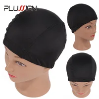 Plussign Best Mesh Dome Wig Caps For Making Wigs 6 Pcs/Lot Glueless Snood Hair Weaving Nets Wig Liner Net Cap For Women Girls