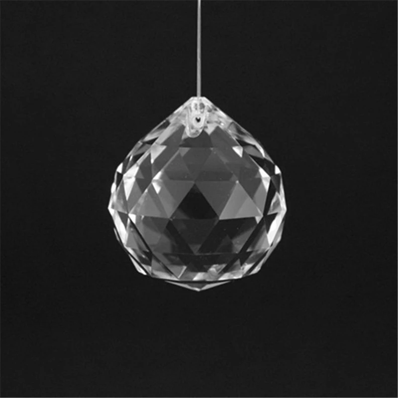 

30PCS 20/30mm Faceted Glass Crystal Chandelier Parts Pendant Prisms Lighting Ball chandelier parts&wedding Lamp Decor Ornaments