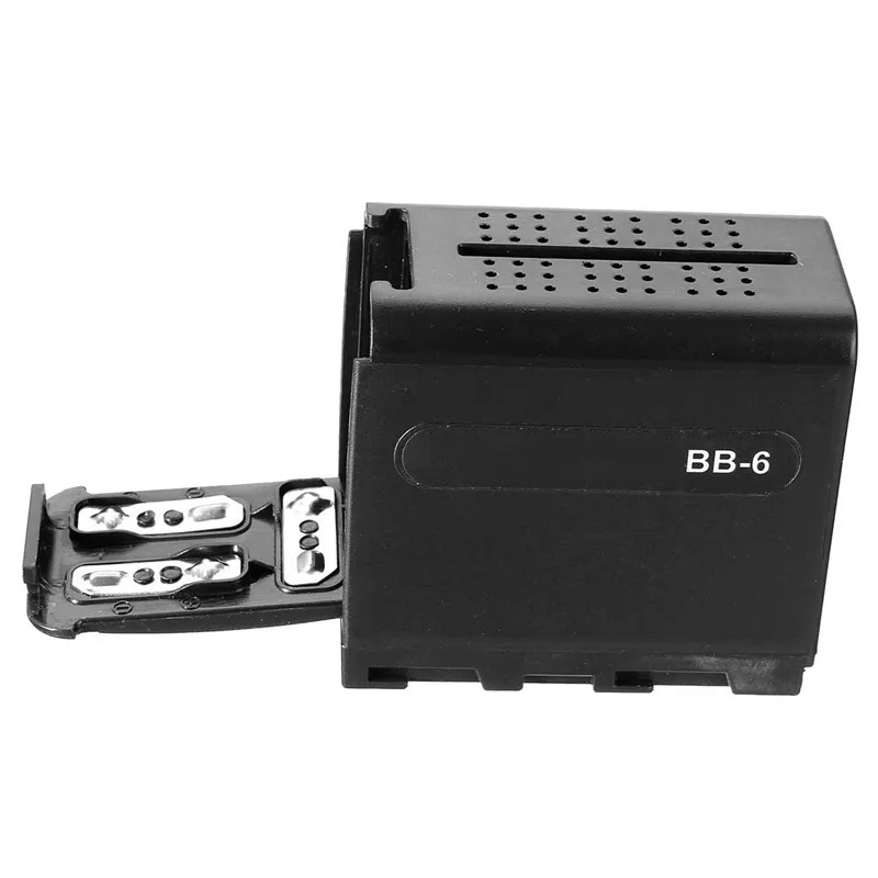 BB-6, 6 шт., чехол для аккумуляторов AA, аккумулятор, держатель питания, как NP-F, батарея серии NP-970, светодиодный светильник, панель/монитор yongnuo