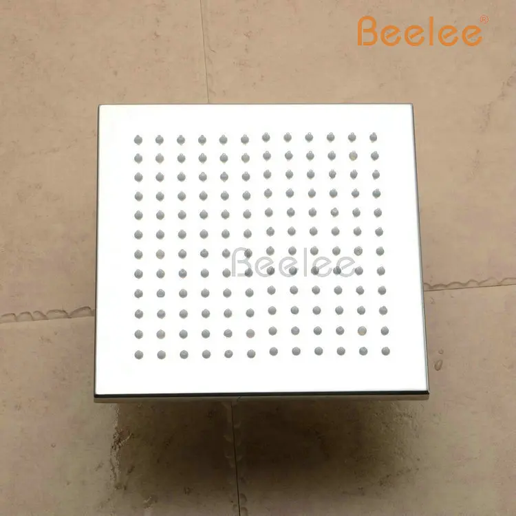 Головка для душа Beelee HB08F 8 дюймов латунь СИД водопад регулировка температуры 3