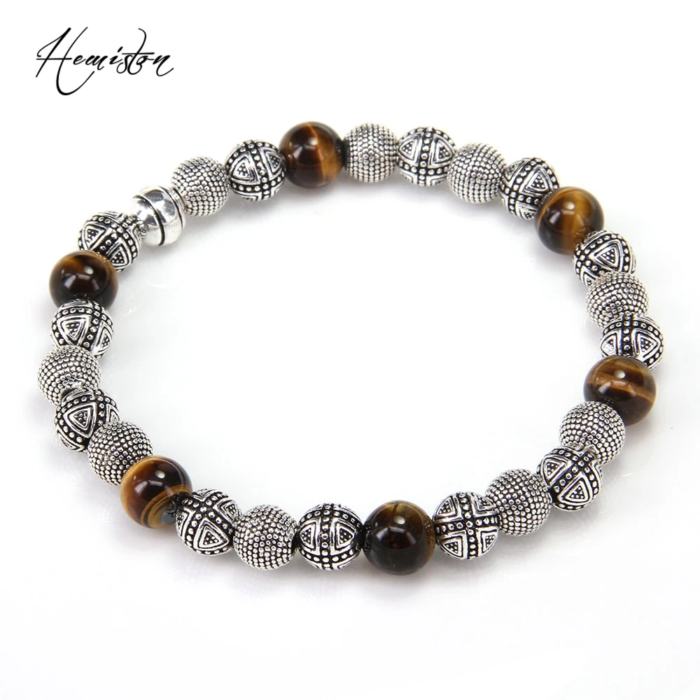 Томас герой и тигровый глаз бусины эластичный браслет Rebel Heart Стиль ювелирное