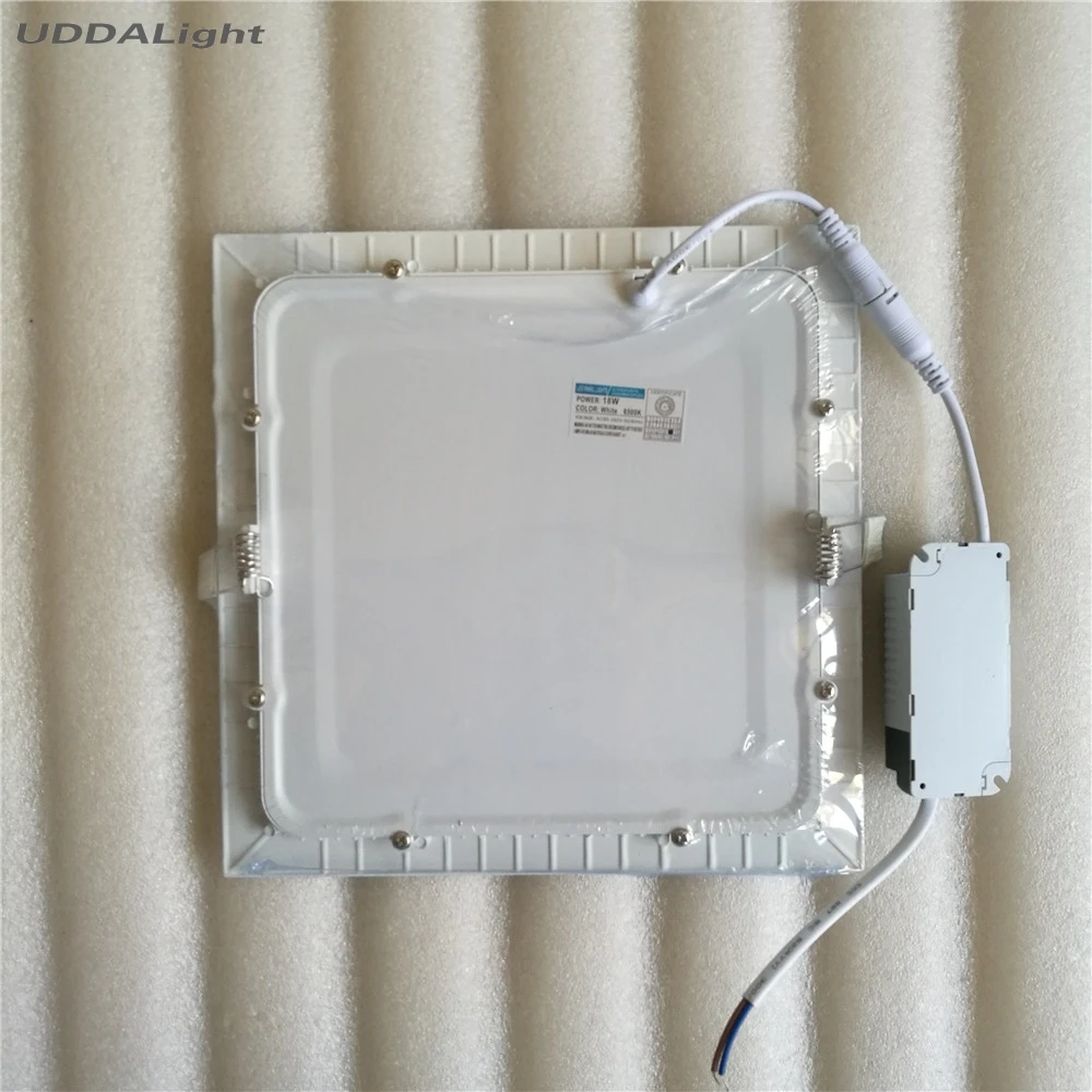 Светодиодная панель 90 мм 110 мм 120 мм 145 мм 170 мм 195 мм 225 мм 18 Вт 15 Вт 12 Вт 9 Вт 6 Вт 4 Вт 3 Вт квадратная Встраиваемая