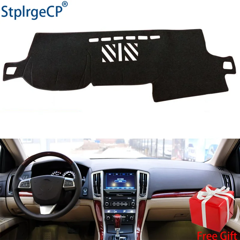 

for Cadillac SLS 2007 2008 2009-2012 dashboard mat Protective pad Shade Cushion Pad interior sticker car styling accessories