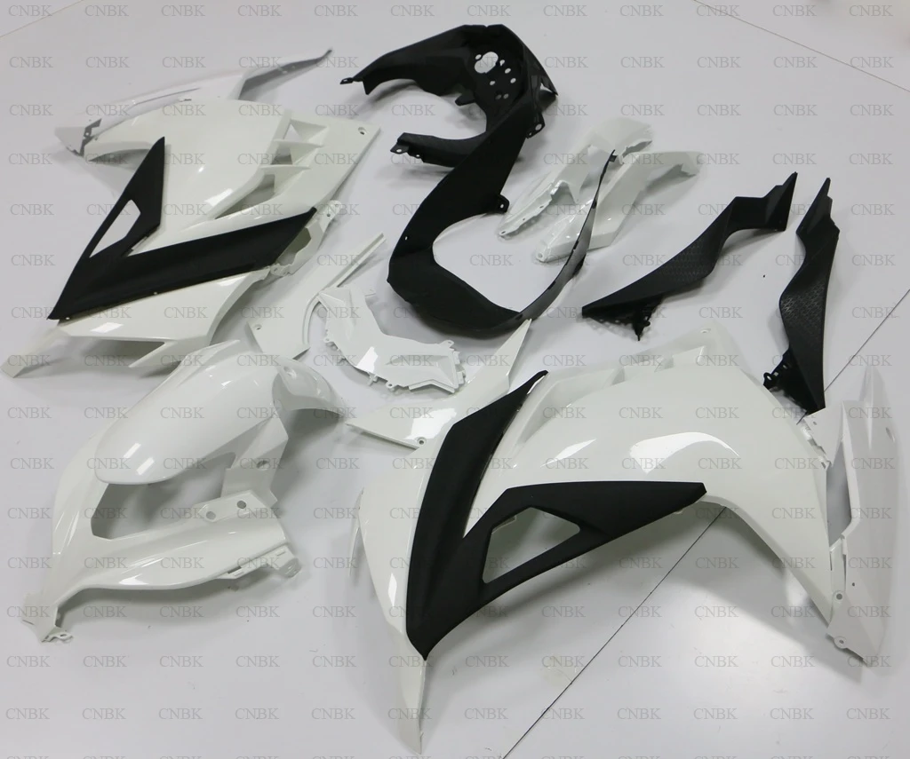 UNPAINTED fairing Для EX 300 Ninja 2013- набор для всего тела EX 300 Ninja 14 15 Белый Черный Красный Обтекатели наборы Zx300r 14 15 Обтекатели неокрашенные - Цвет: UNPAINTED fairing