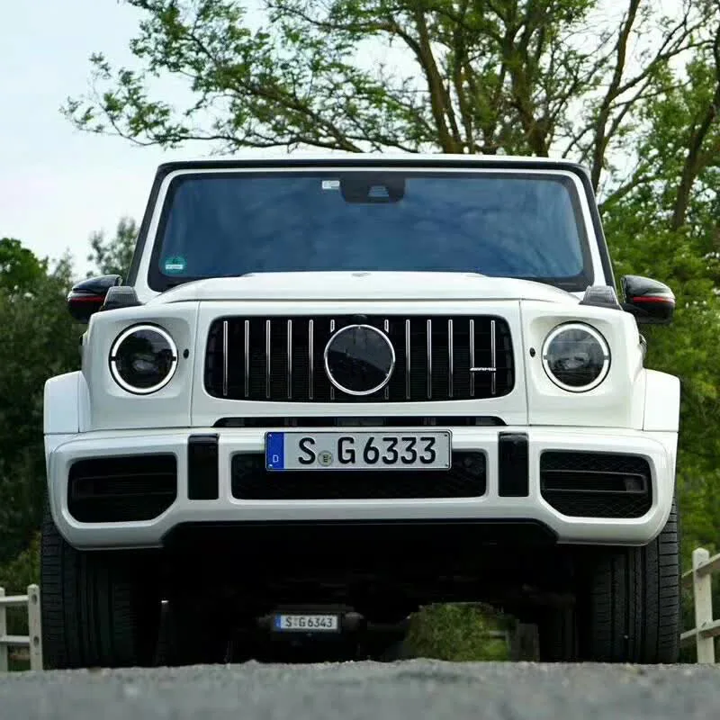 Сетчатая Решетка переднего бампера запчасти для Mercedes Benz G Class W463 1991 2016 серебристый
