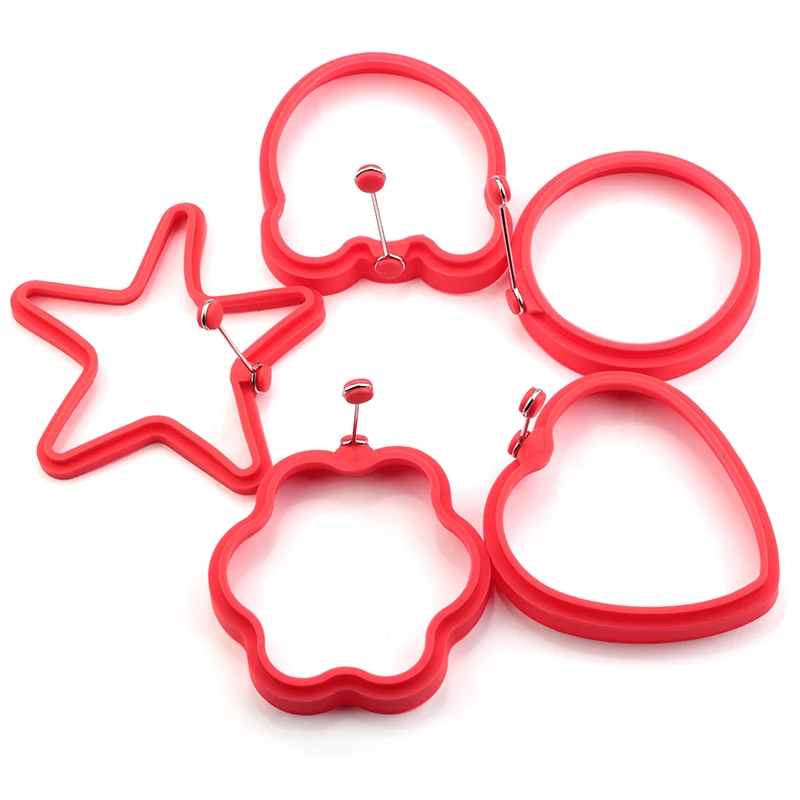 Круглая силиконовая форма для яиц плесень завтрак блин омлет формирователь колец для жарки яиц омлет формы приготовление блинов инструменты Кухня