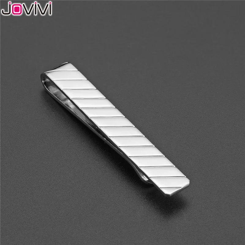 Jovivi 1-3 шт., зажим для галстука из нержавеющей стали, заколки для галстука, галстук для мужчин, Повседневный, деловой, рубашка, День отца, свадьба, подарок на день Святого Валентина