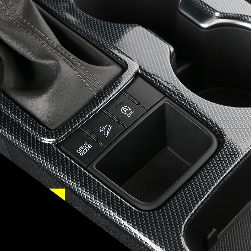 Углеродное волокно Автомобильный держатель для стакана с водой в Салон рамка