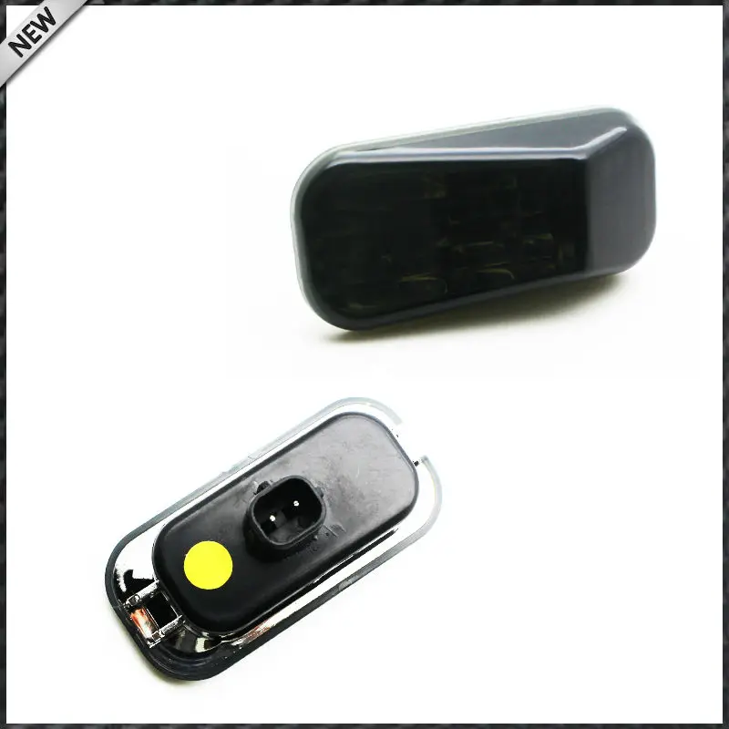 2 шт. дымчатые линзы Янтарный светодиодные боковые габаритные фонари для Honda Accord