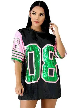 Alpha Kappa Alpha Sequin Shirt – Divine Nine Designs