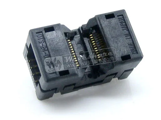 

SSOP24 TSSOP24 OTS-24-0.65-01 Enplas IC Test Burn-in Socket Programming Adapter 0.65mm Pitch 4.4mm Width