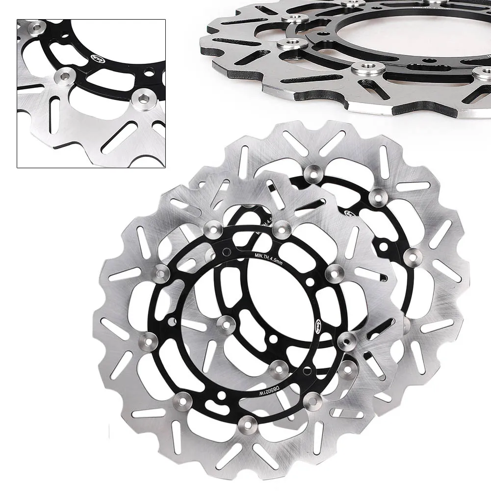 Роторы переднего тормозного диска для Yamaha YZF R6/R1 &amp FAZER 8 ABS FZ8 XTZ SUPER TENERE 1200 Pair