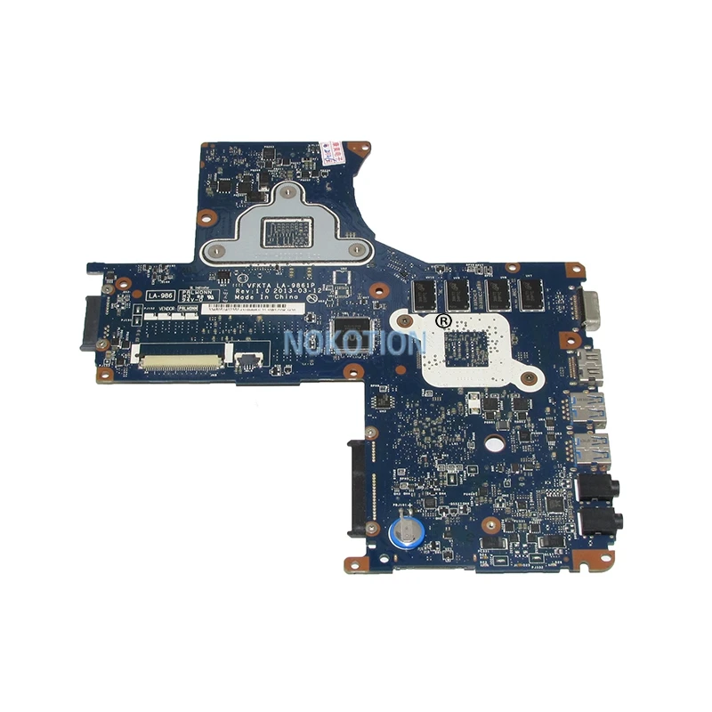 NOKOTION VFKTA LA-9861P K000151750 плата для Toshiba Satellite s40-a материнская плата для ноутбука SLJ8E DDR3 SR0N9 I3-3217U GT740M