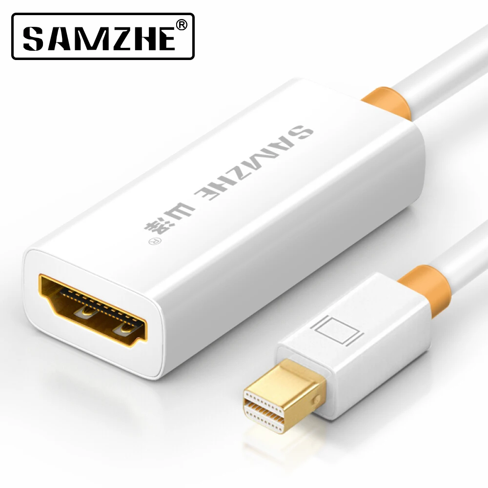 SAMZHE Mini DisplayPort to HDMI адаптер Thunderbolt конвертер для Apple MacBook Air/Pro Microsoft Surface Pro/Dock|displayport