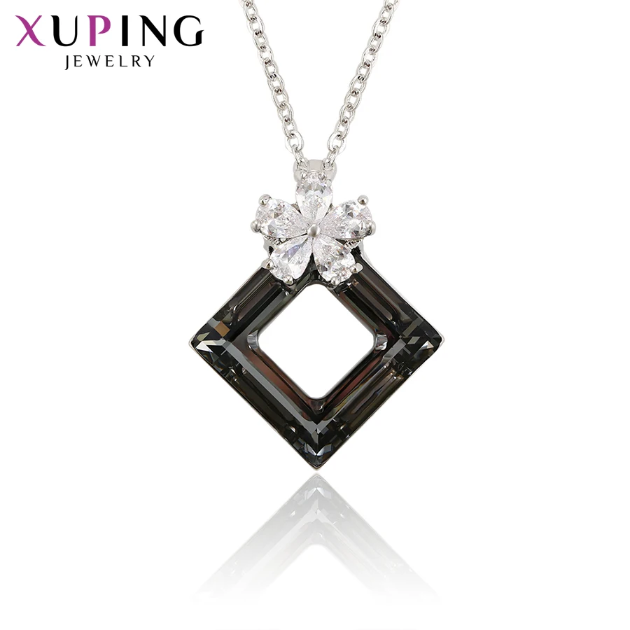 Xuping сладкий кулон ожерелья изысканные кристаллы от Swarovski европейский стиль для