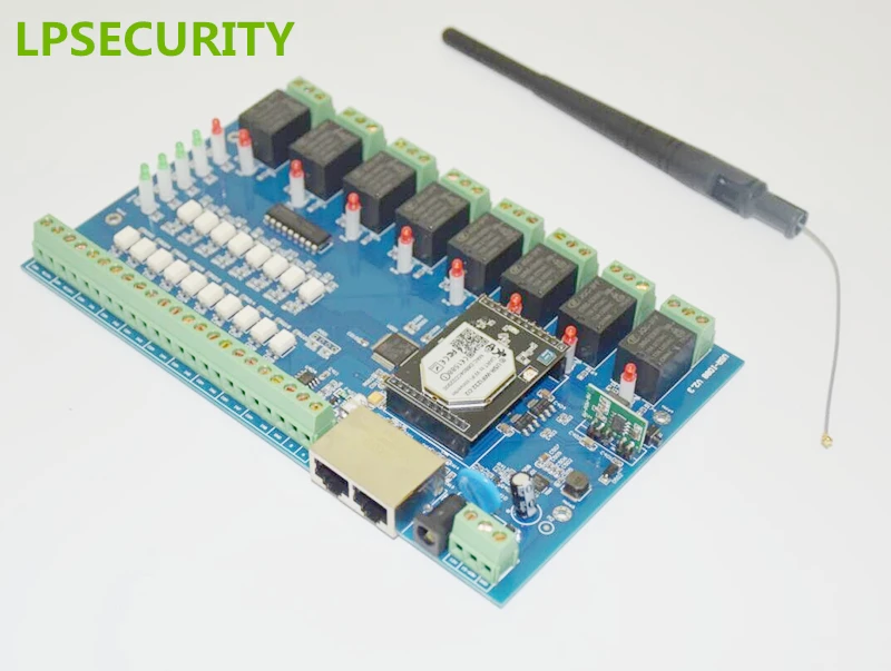 Lpsecurity WI FI 8 реле совета Модуль для сети Управление RJ45 Дистанционное управление