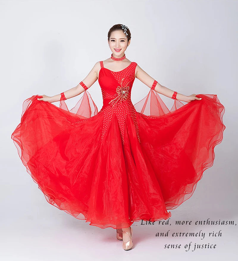 Женское платье для бальных танцев белое соревнований по низкой цене с юбкой