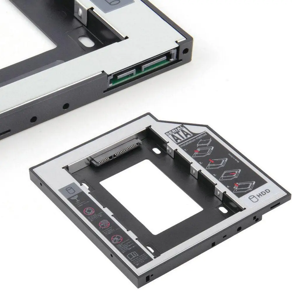 Новый пластиковый корпус Optibay для жесткого диска 9 5 мм шт./лот 2-й второй hdd Caddy SATA 3 0