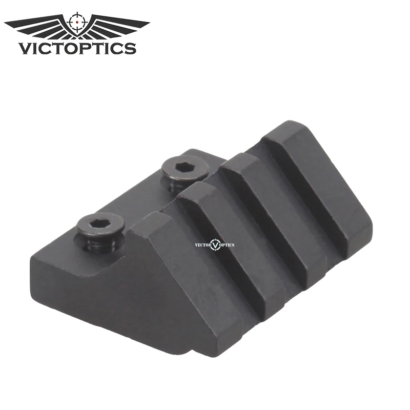 Накладка на планку Пикатинни Victoptics KeyMod 45-градусная офсетная направляющая 3 слота