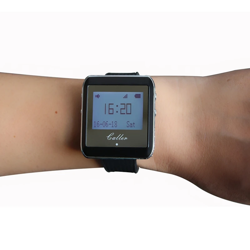 Беспроводной пейджер подставка система вызова официанта в отеле и ресторане 1