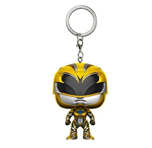 yellow ranger 50 шт./компл. брелок игрушка чудо-женщина Сейлор Мун очень странные дела Чаки baymax Dragon Ball Наруто-куклы - Цвет: yellow ranger