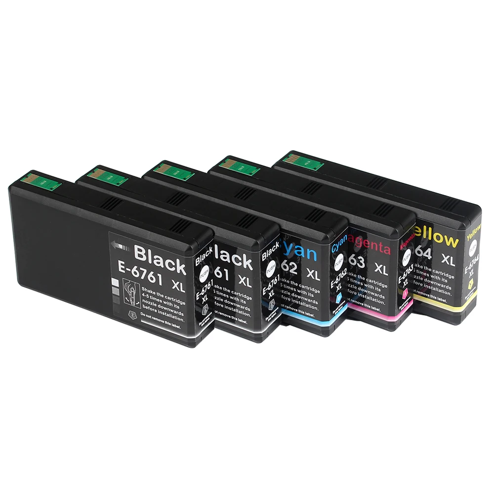 5PK T676 T676XL Ink Cartridges for Epson 676 676XL T6761 WorkForce Pro WP-4030 WP-4090 WP-4520 WP-4530 WP-4533 WP-4540 WP-4590 | Компьютеры