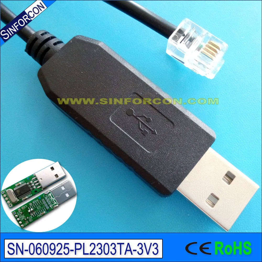 Кабель-Переходник USB UART TTL на RJ45 с поддержкой Win8 win10 PL2303TA 3 В | Компьютеры и офис