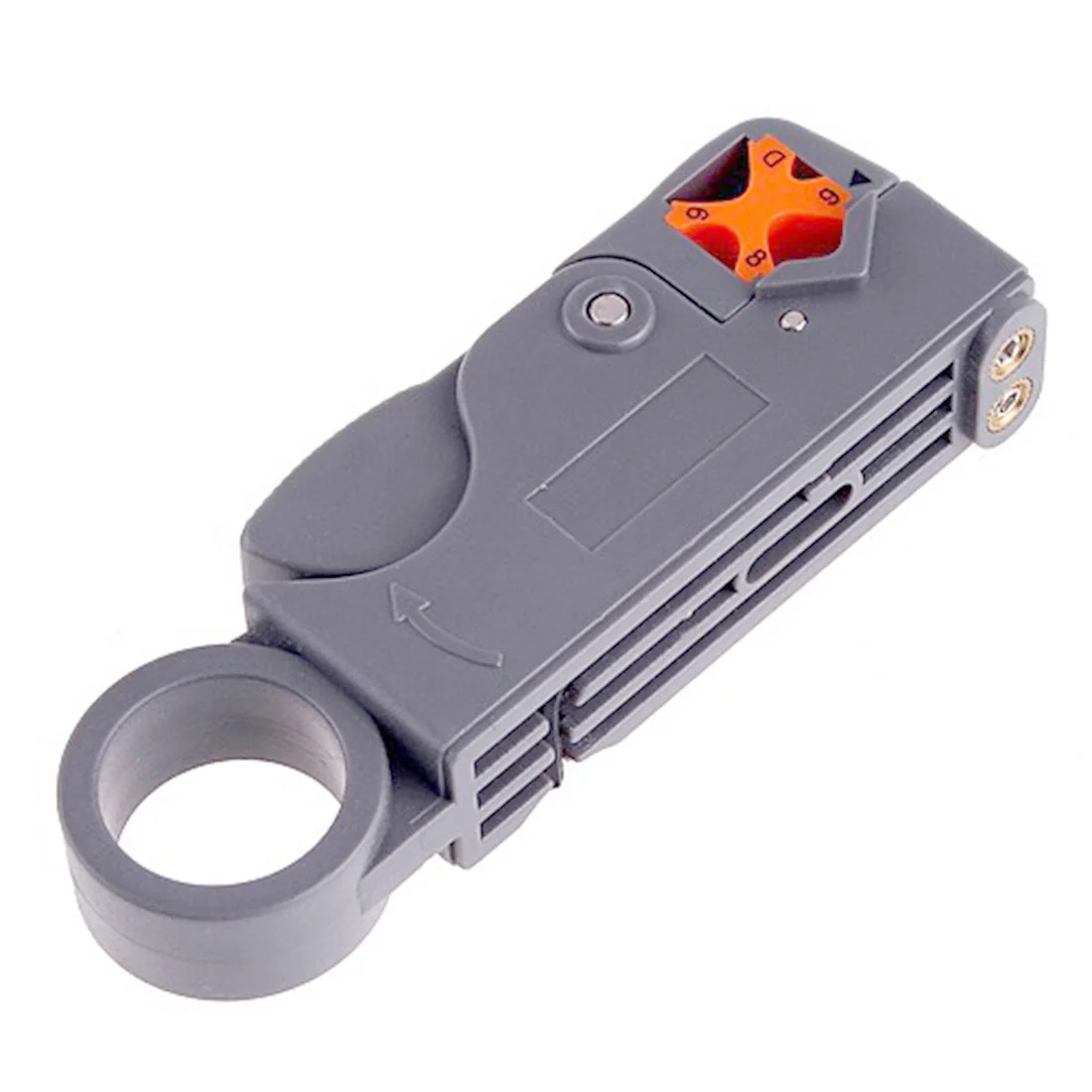 

Automatic Double Blades Coaxial Wire Stripper Cable Stripper/Cutter Tool Rotary Coax Stripper for RG59/6/58 Network Tool