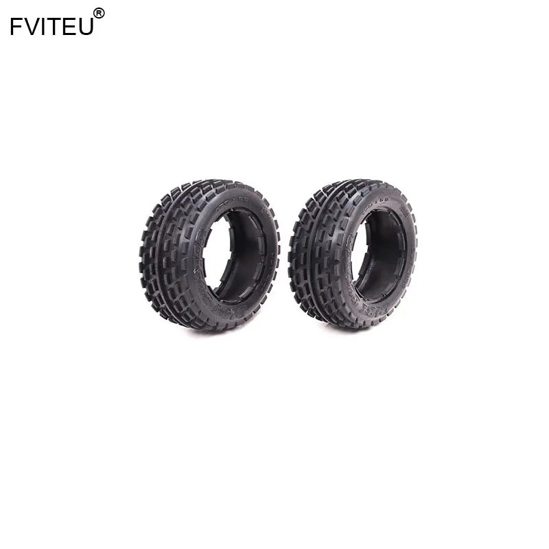 

FVITEU Rubber Front Off-Road Tires Set fit 1/5 HPI Baja 5B SS Rovan King Motor