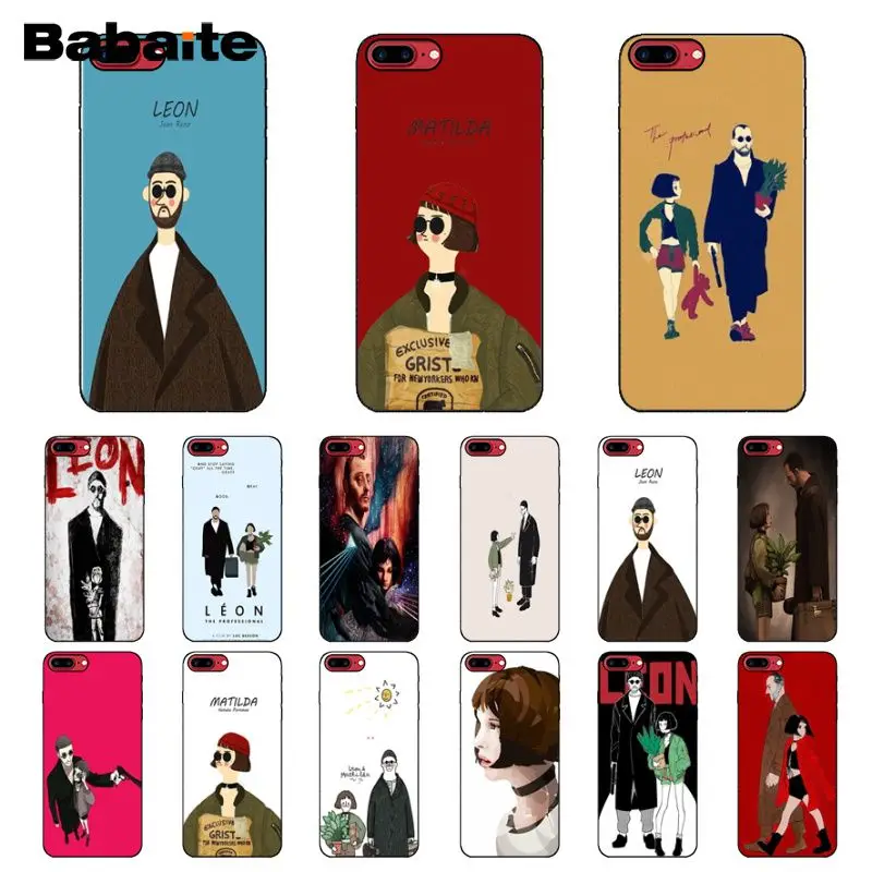 Мягкий силиконовый чехол для телефона Babaite Leon Matilda Natalie Portman из ТПУ Apple iPhone 8 7 6 6S Plus X