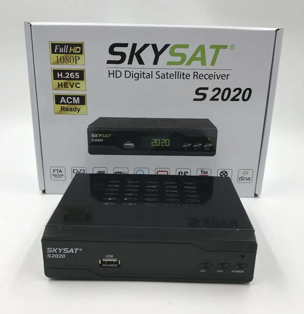 [Подлинный] SKYSAT S2020 Twin спутниковый тюнер IKS SKS ACM IPTV M3U H.265 наиболее стабильный