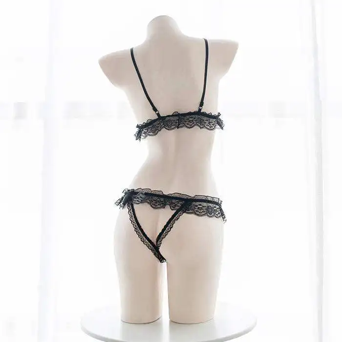 Сексуальное женское нижнее белье комплект из 2 предметов бюстгальтер и трусики