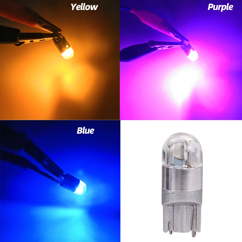 

8PCS Car Interior Lights T10 W5W 168 194 3030 2SMD Reading Light License Plate Light Car Turn Signal Side Lamp DC12V