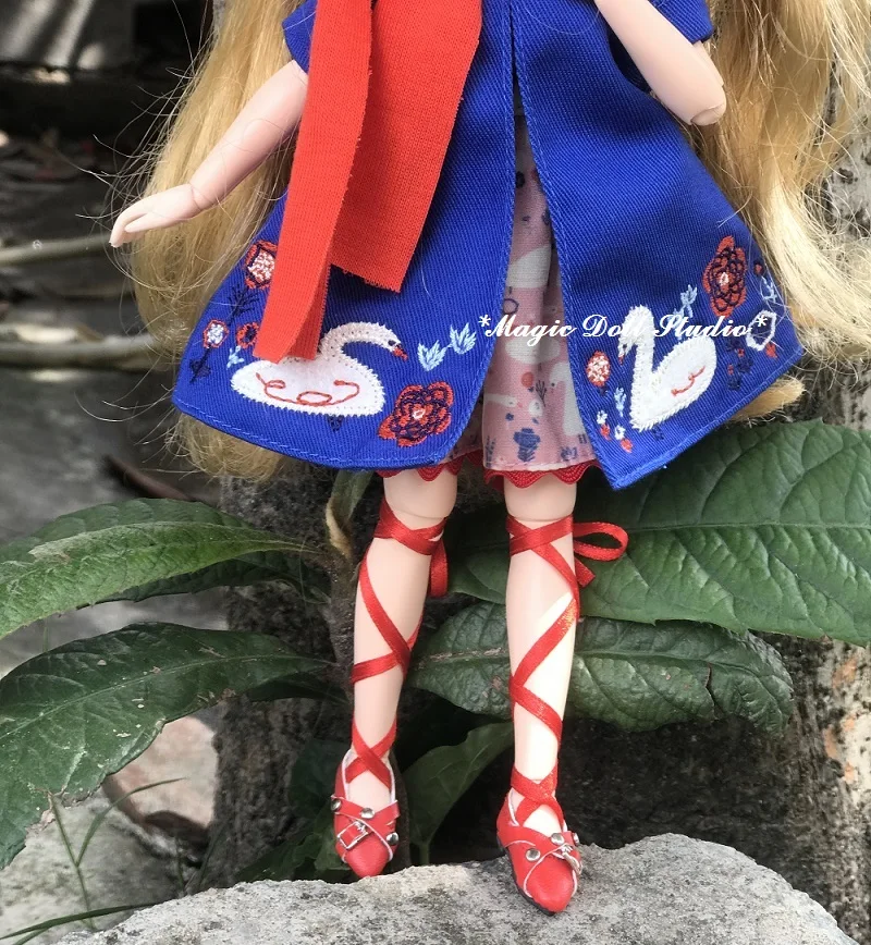 Кукла Neoblythe Doll Shoes # Кожаные балетки подходят для Blyth Azone кукла licca одежда розничной