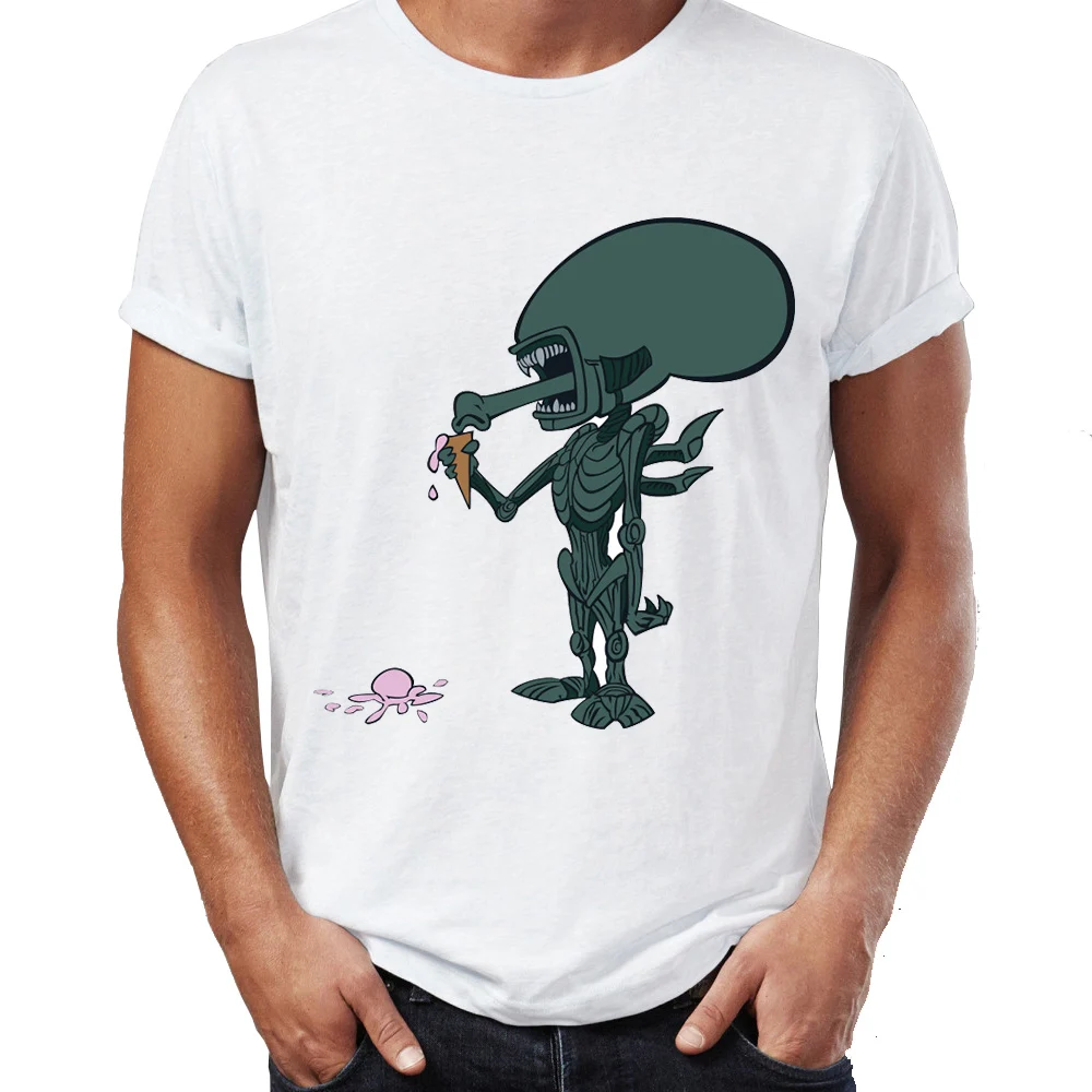 Мужская футболка Aliens Chestburster Evolution поступление язык Alien Ellen Ripley Artsy Awesome художественная Футболка с принтом - Цвет: 2U034M