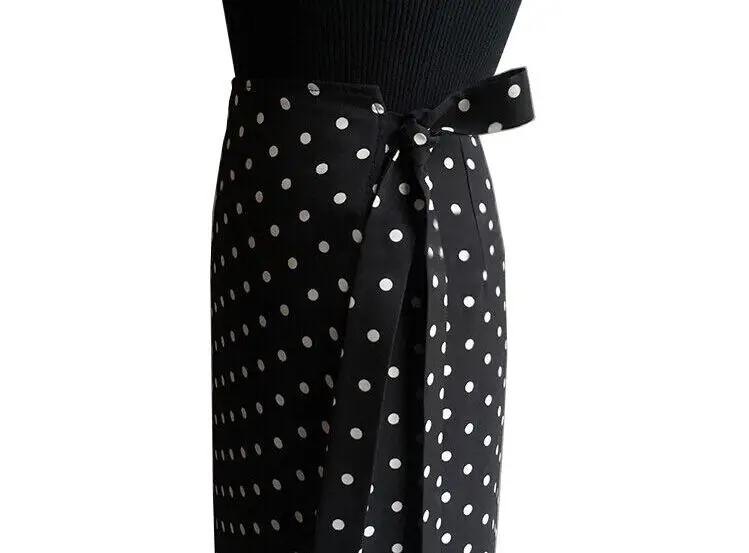 Красный в горошек скольжения юбка|skirt up|up skirtslip skirt |