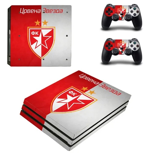 Galatasaray 1905 футбольная команда PS4 Pro наклейка для кожи виниловая наклейка для консоли Playstation 4 и 2 контроллера PS4 Pro наклейка для кожи - Цвет: YSP4P-1980