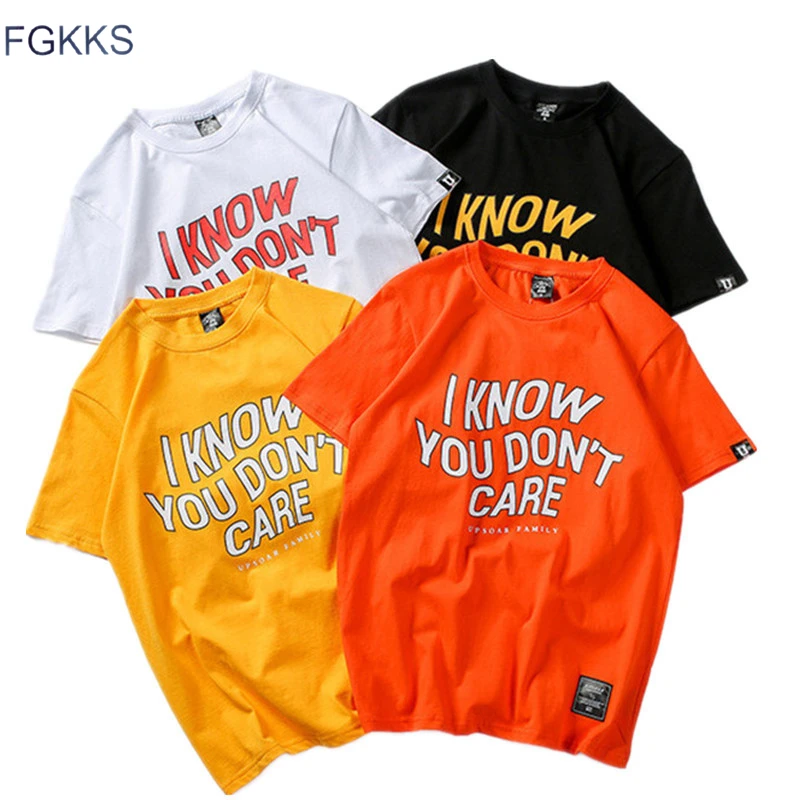 Мужская футболка с короткими рукавами FGKKS модная брендовая уличная Повседневная